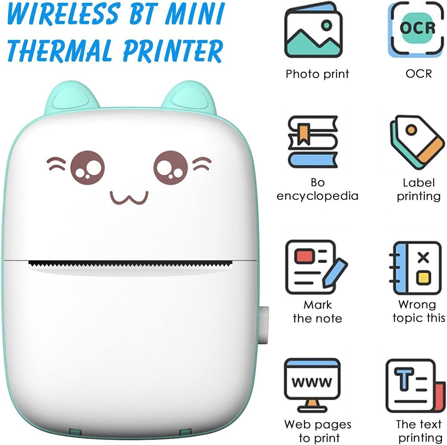 Tagmate Inkless compact printer for DIY projects and journaling - INNOVA TRENDY