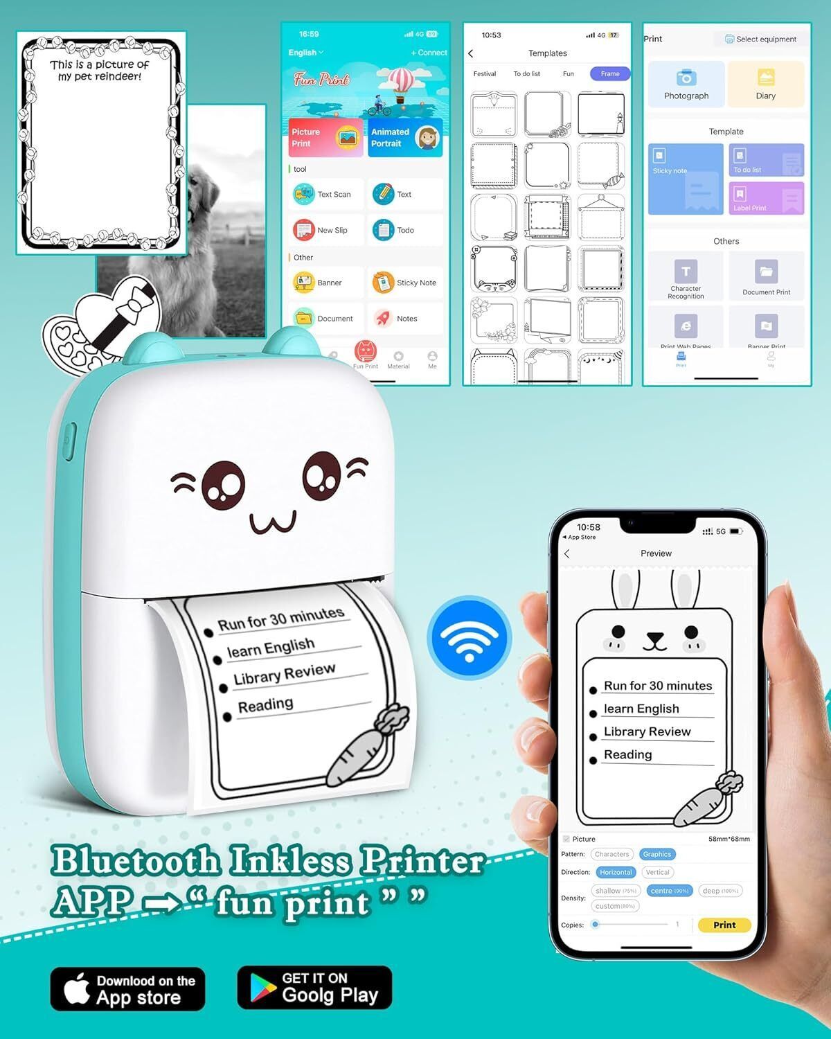 Tagmate Small and lightweight sticker printer for creative tasks - INNOVA TRENDY