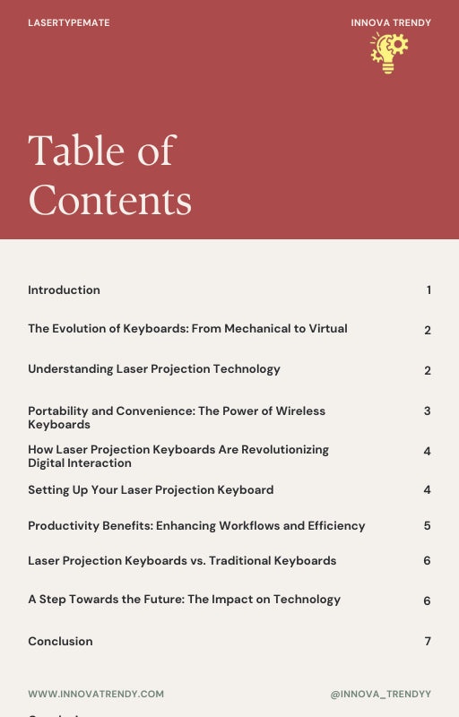 LaserTypeMate: E-book on the rise of laser projection technology - INNOVA TRENDY