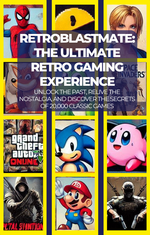 RetroBlastMate e-book on legendary video games and 40 games cheat codes - Innova Trendy