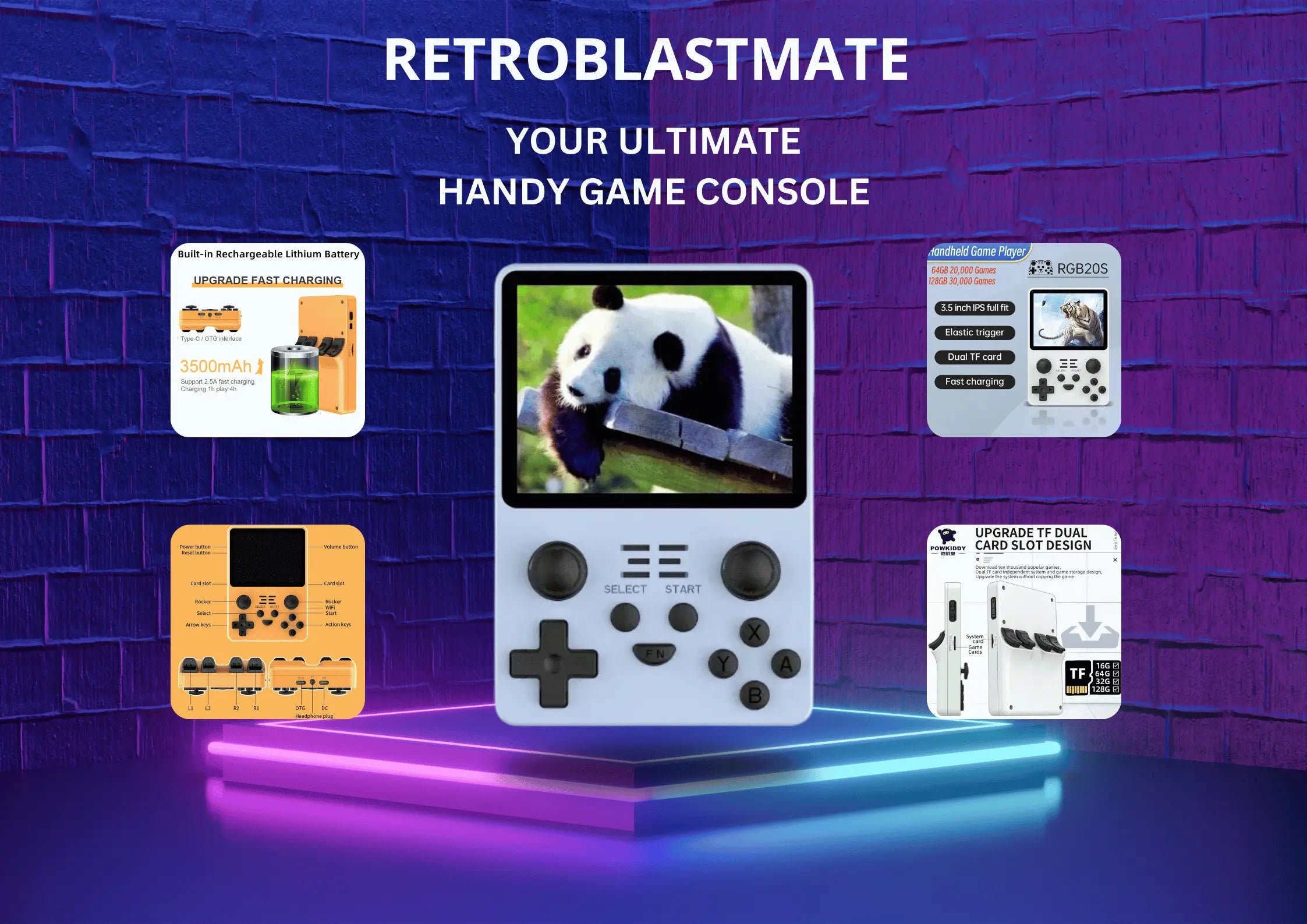 RetroBlastMate : Handheld arcade console with 20,000 retro games
- Innova Trendy