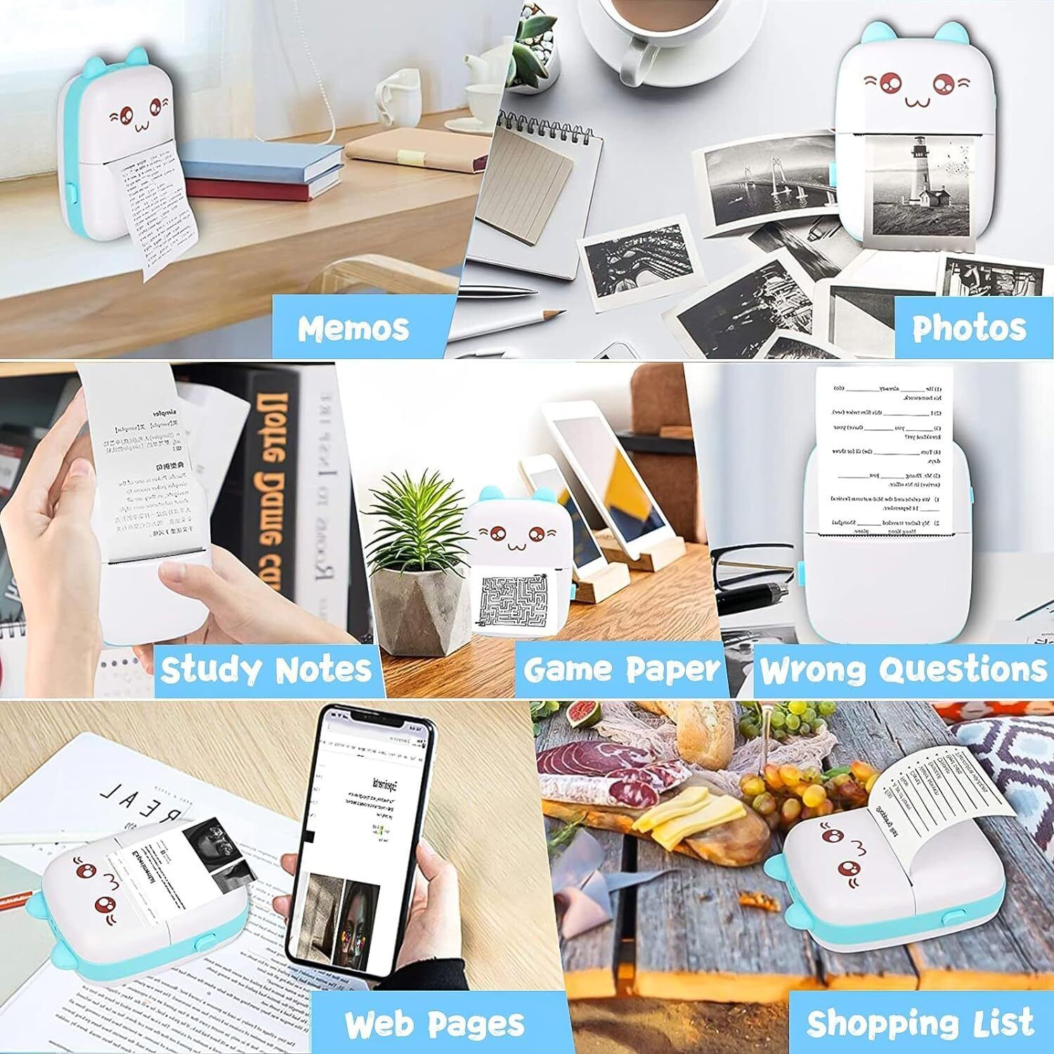 TagMate black and white thermal printer in action - INNOVA TRENDY